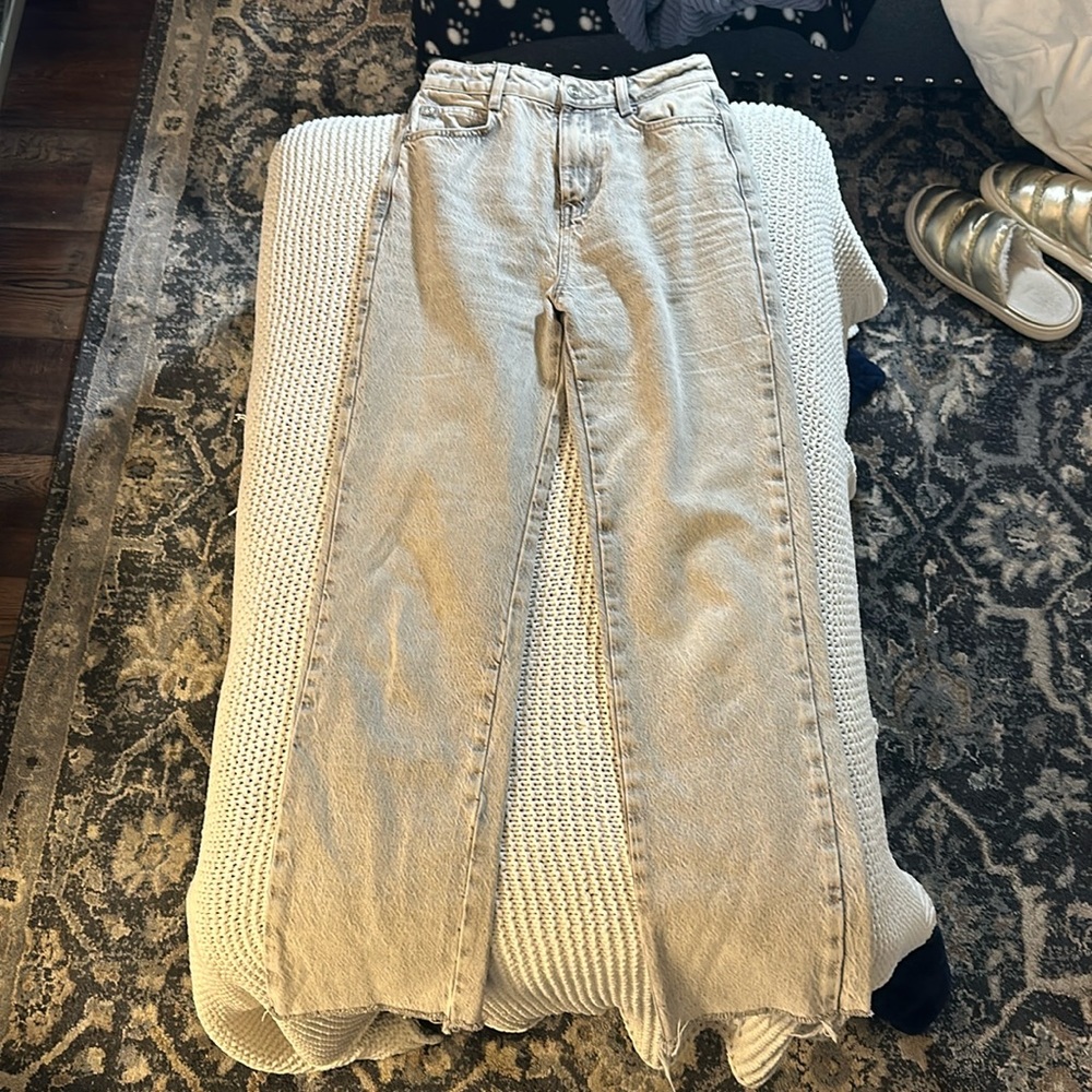 Zara straight leg jeans
